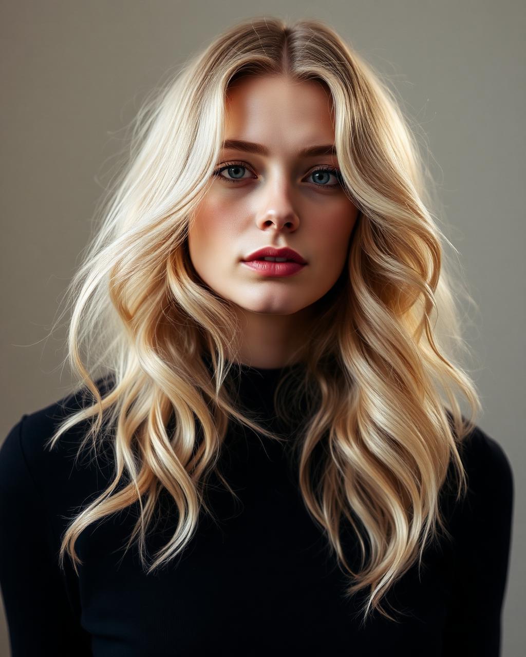 Soft blonde waves